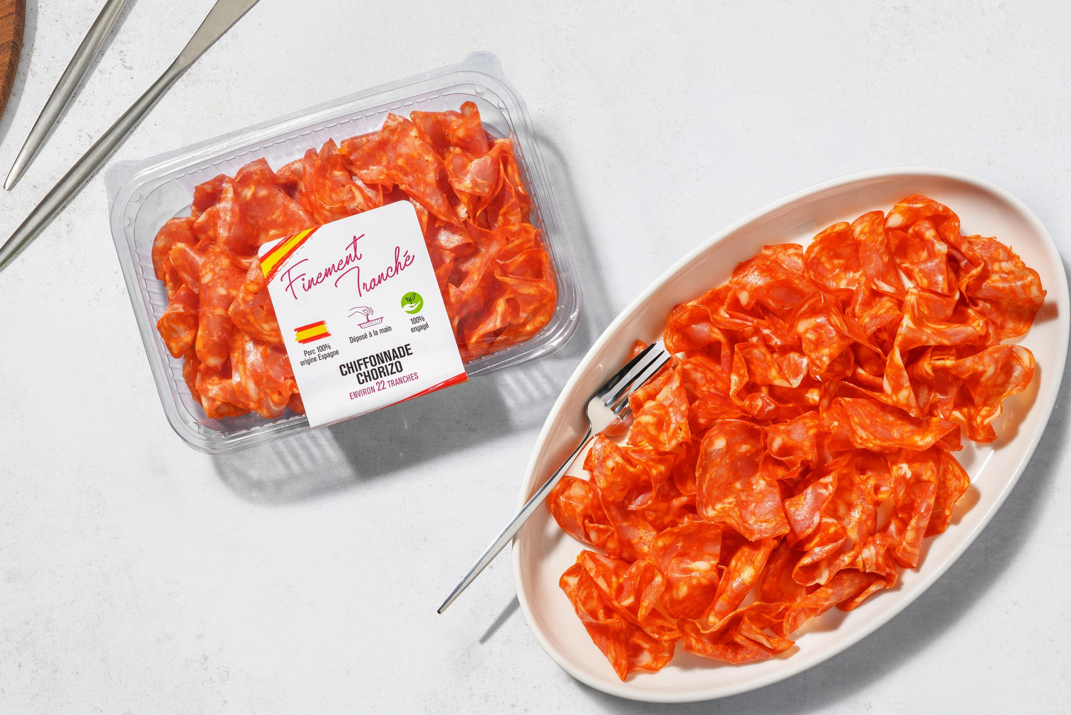 Chiffonnade de Chorizo
