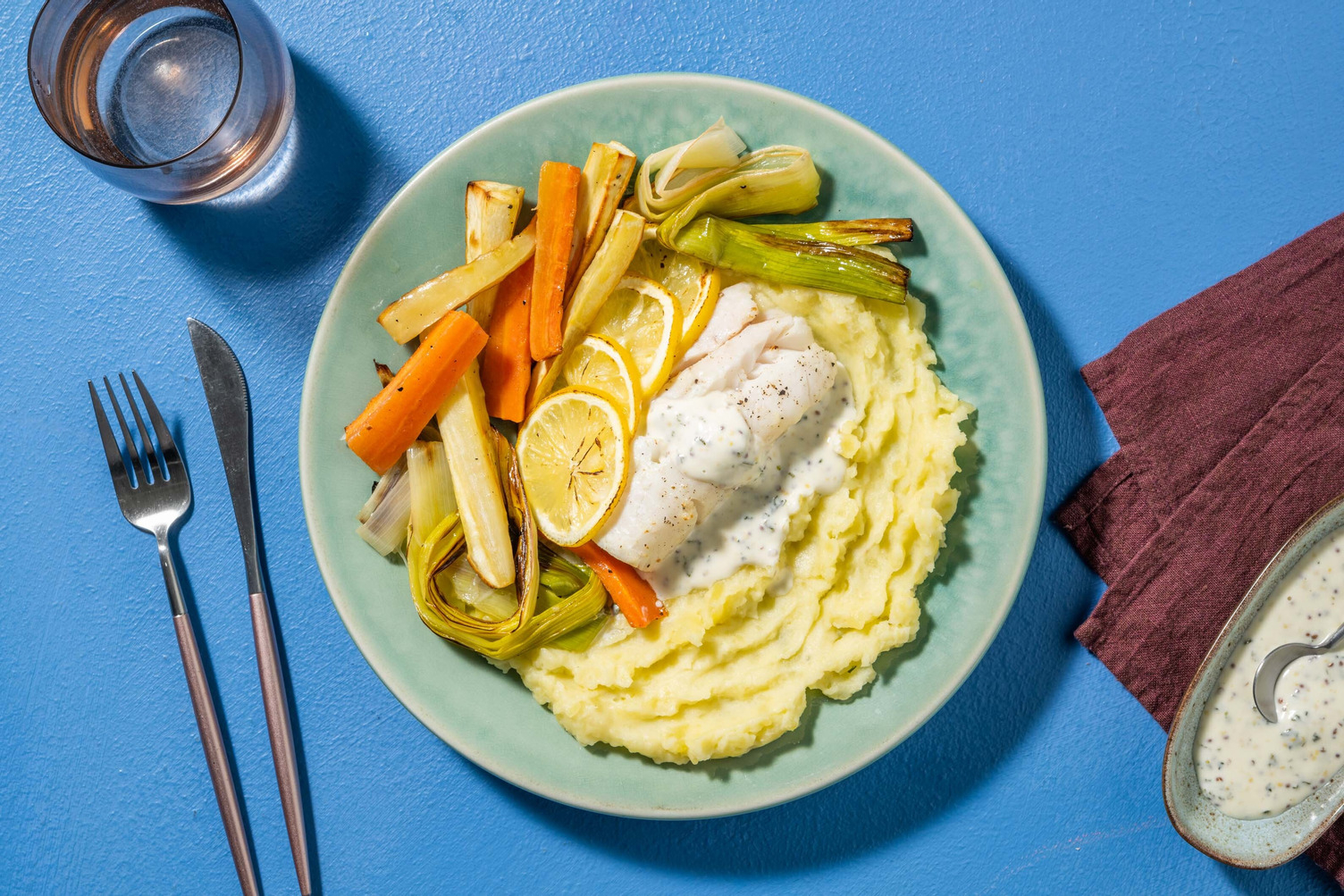 Lemon baked cod 