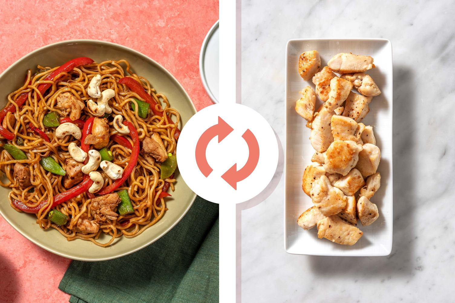 Stir-Fried Hoisin Chicken Breast Noodles