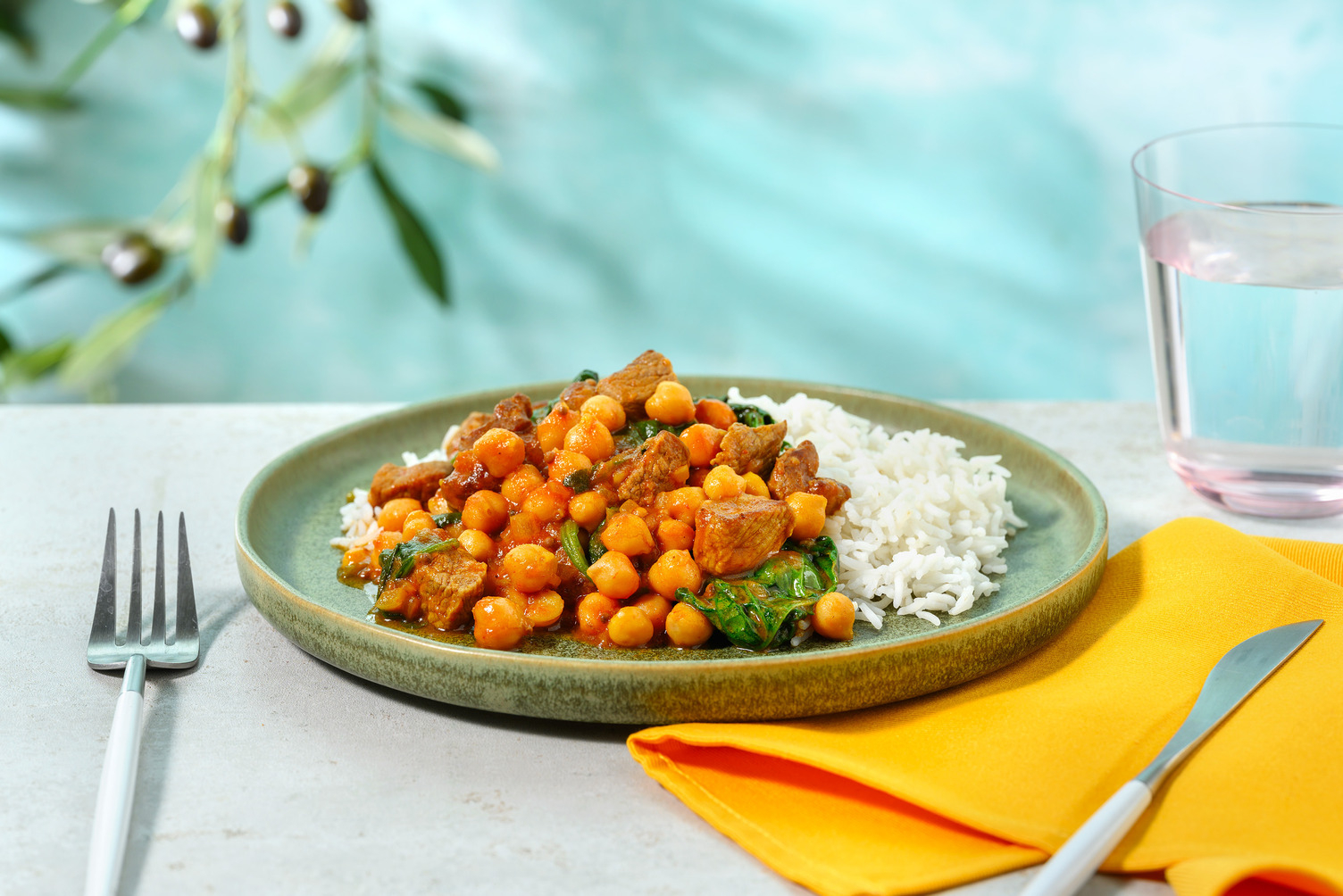 Curry d'agneau à l'indienne