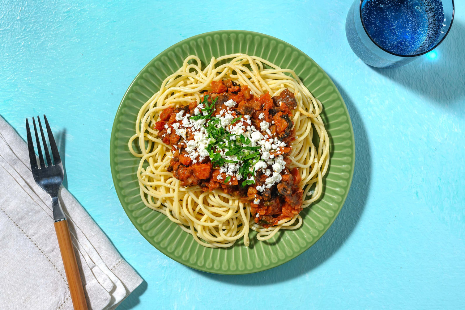 Aubergine bolognese