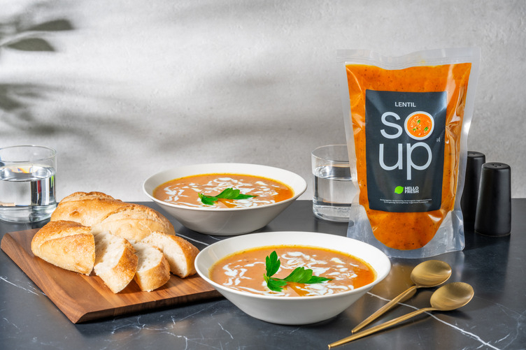 Linsesuppe og stenovnsbrød