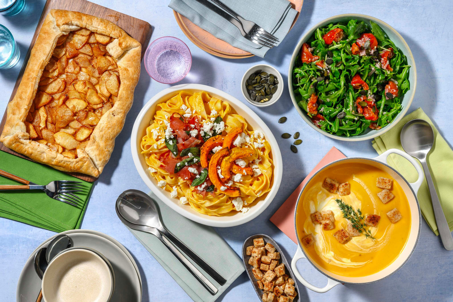 Pompoenbox | 3-gangen menu | 4 porties