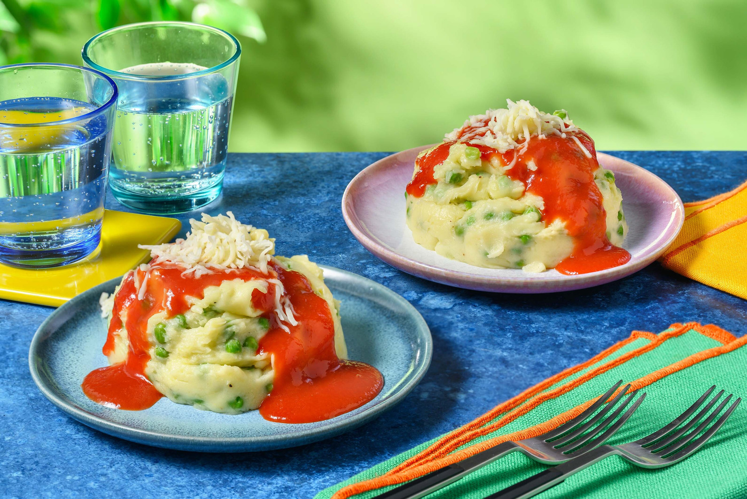 Kids' Volcanic Cheesy Mashed Potatoes