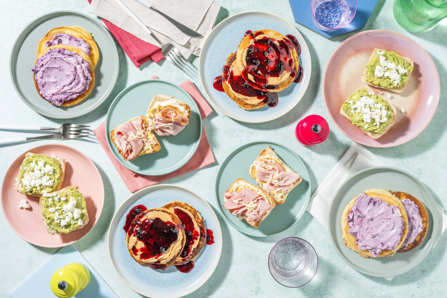 4 Day Breakfast Plan | Serves 2 | Loaded Ciabatta Toast and Pancakes