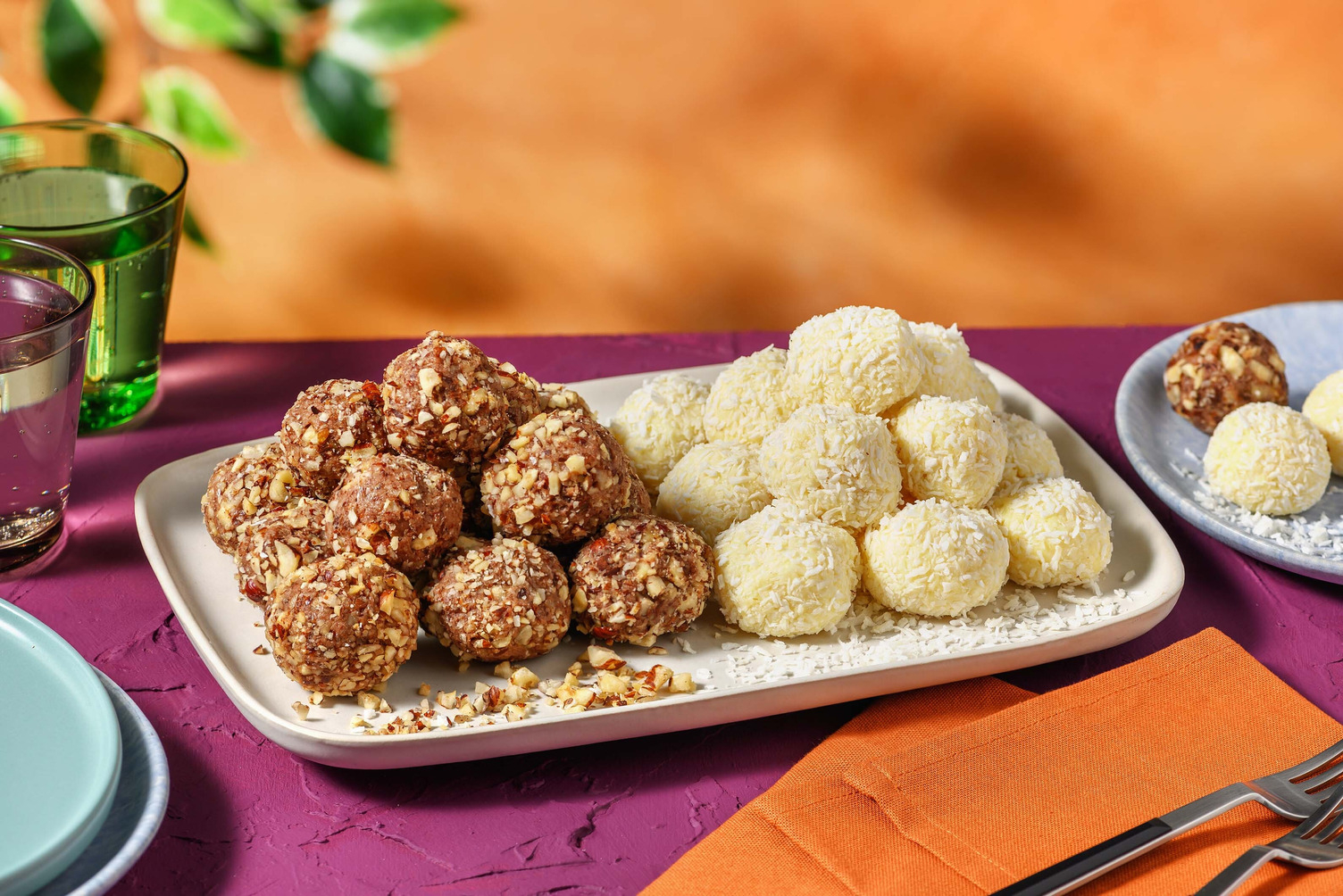 Hazelnut and Wondrous White Chocolate Truffles