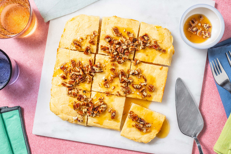 Cheesecake with Salted Caramel Sauce