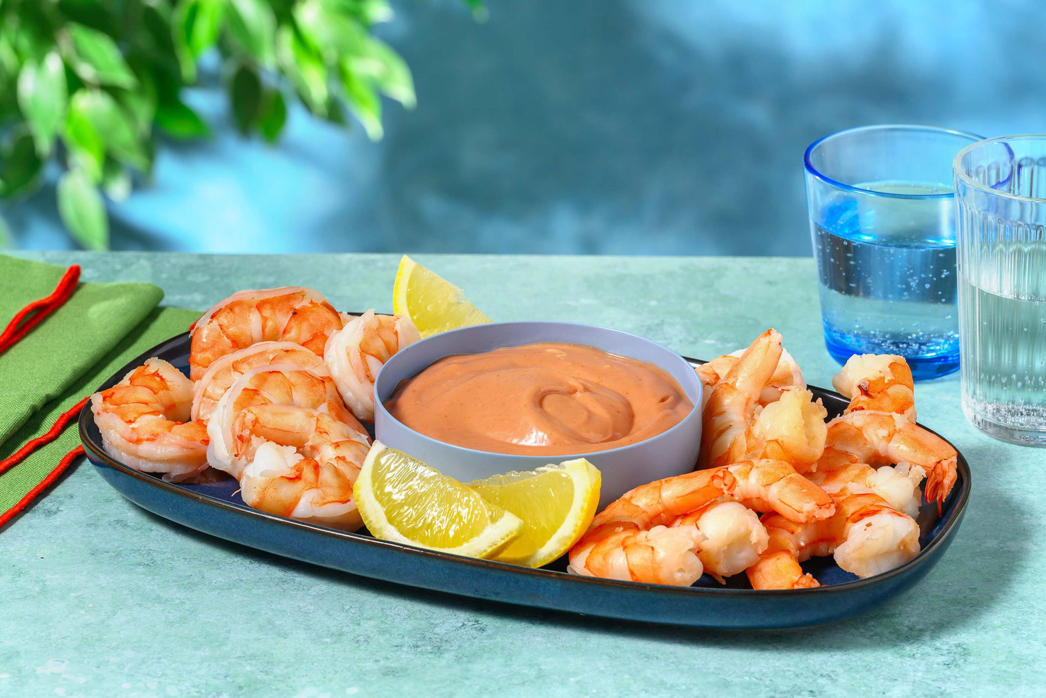 Cocktail de crevettes festif