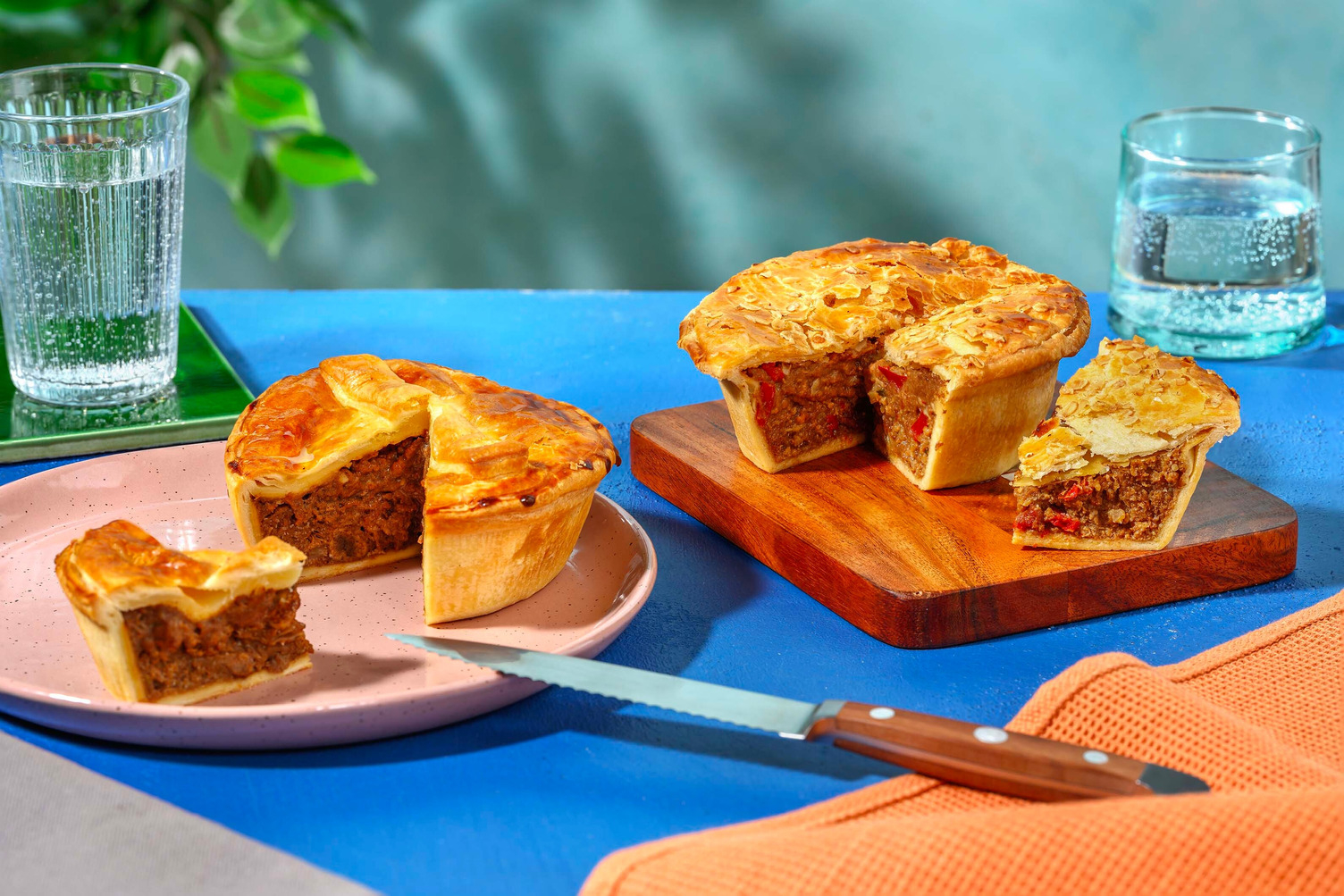 Hartige taart duo -  Stoofvlees & Texels lam