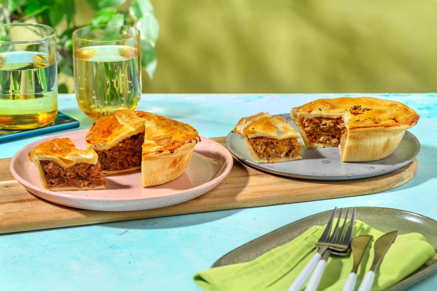 Hartige taart duo -  Stoofvlees & Pulled pork