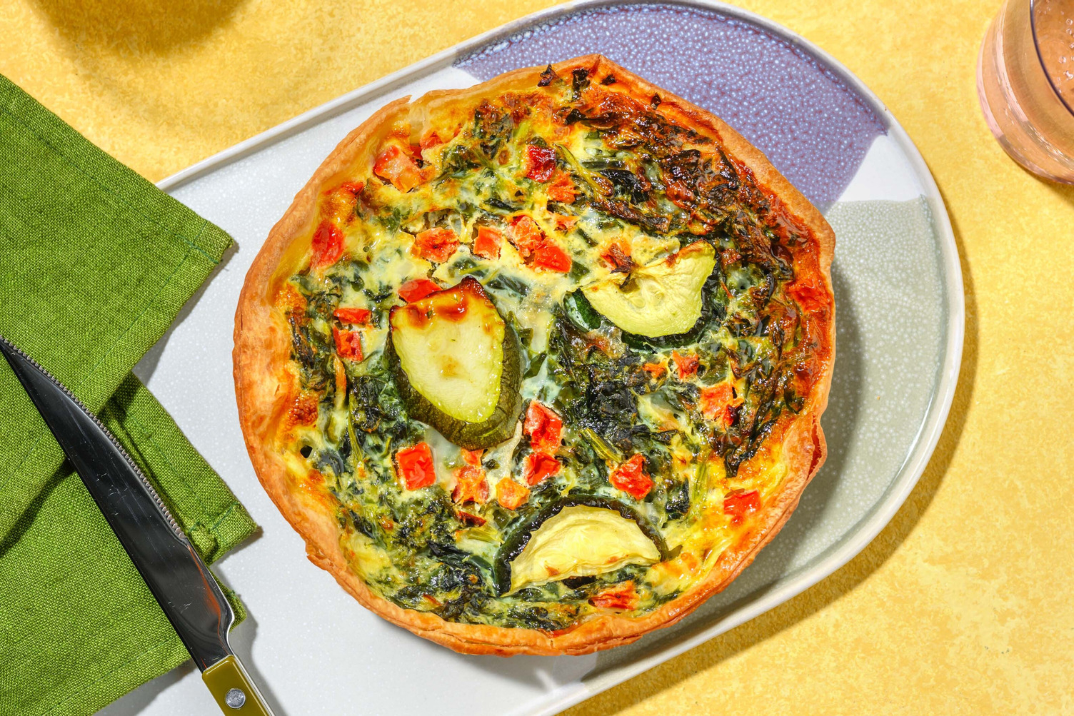 Quiche met broccoli en oude kaas