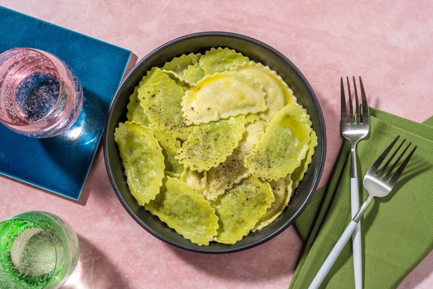 Pansotti con erbette e ricotta