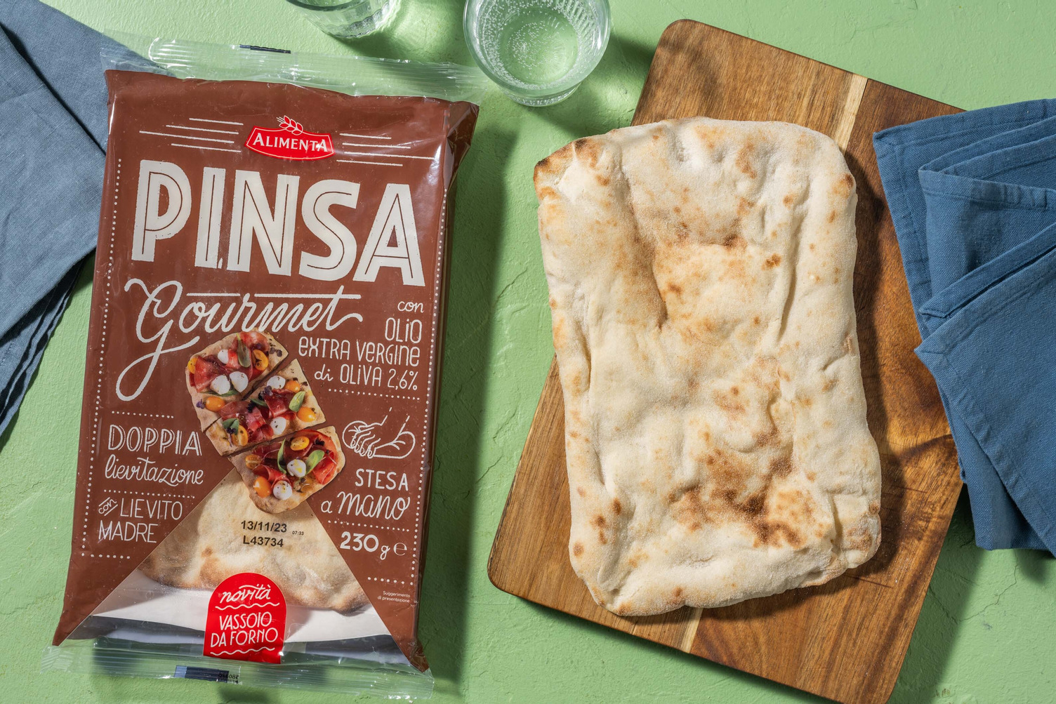 Pinsa con lievito madre