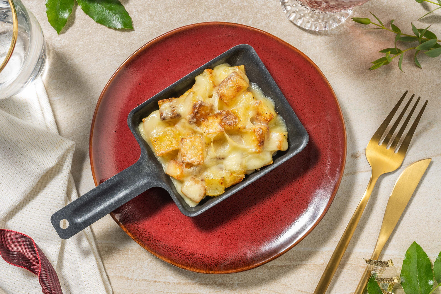 Dés de pommes de terre 