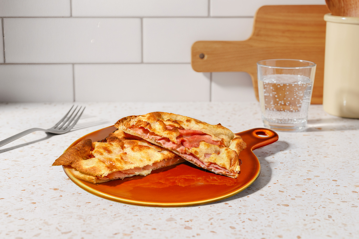 Pinsa au jambon cuit fumé 