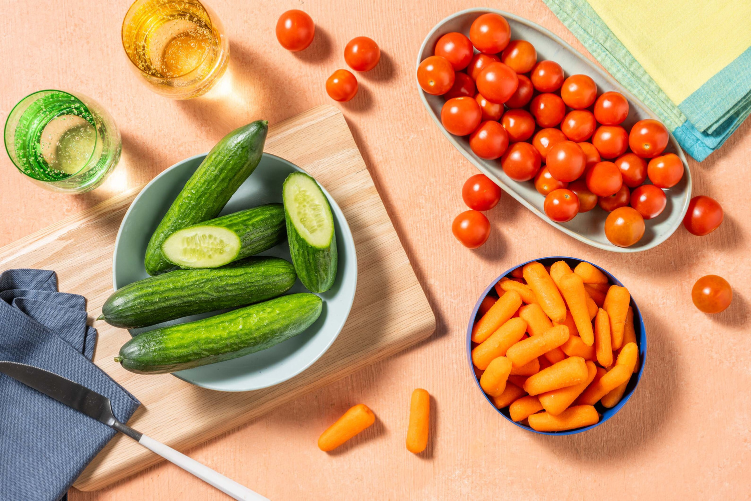 Mélange de petits légumes snack