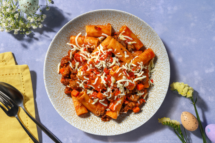 BBQ Turkey Ragu Rigatoni