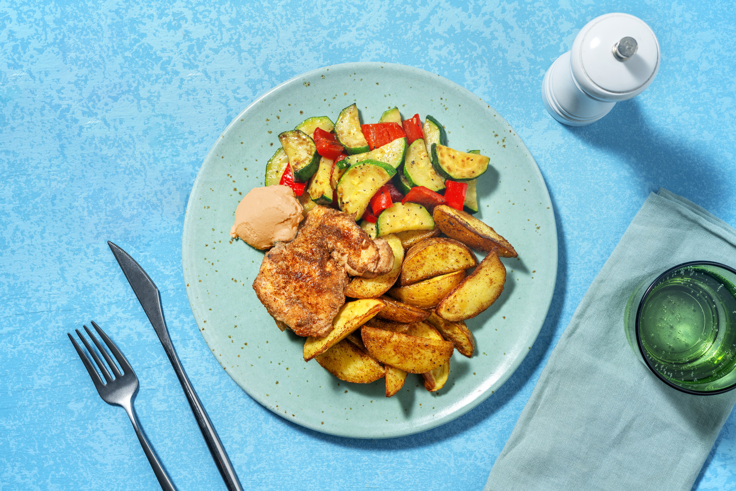 Muslos de pollo al horno a la barbacoa