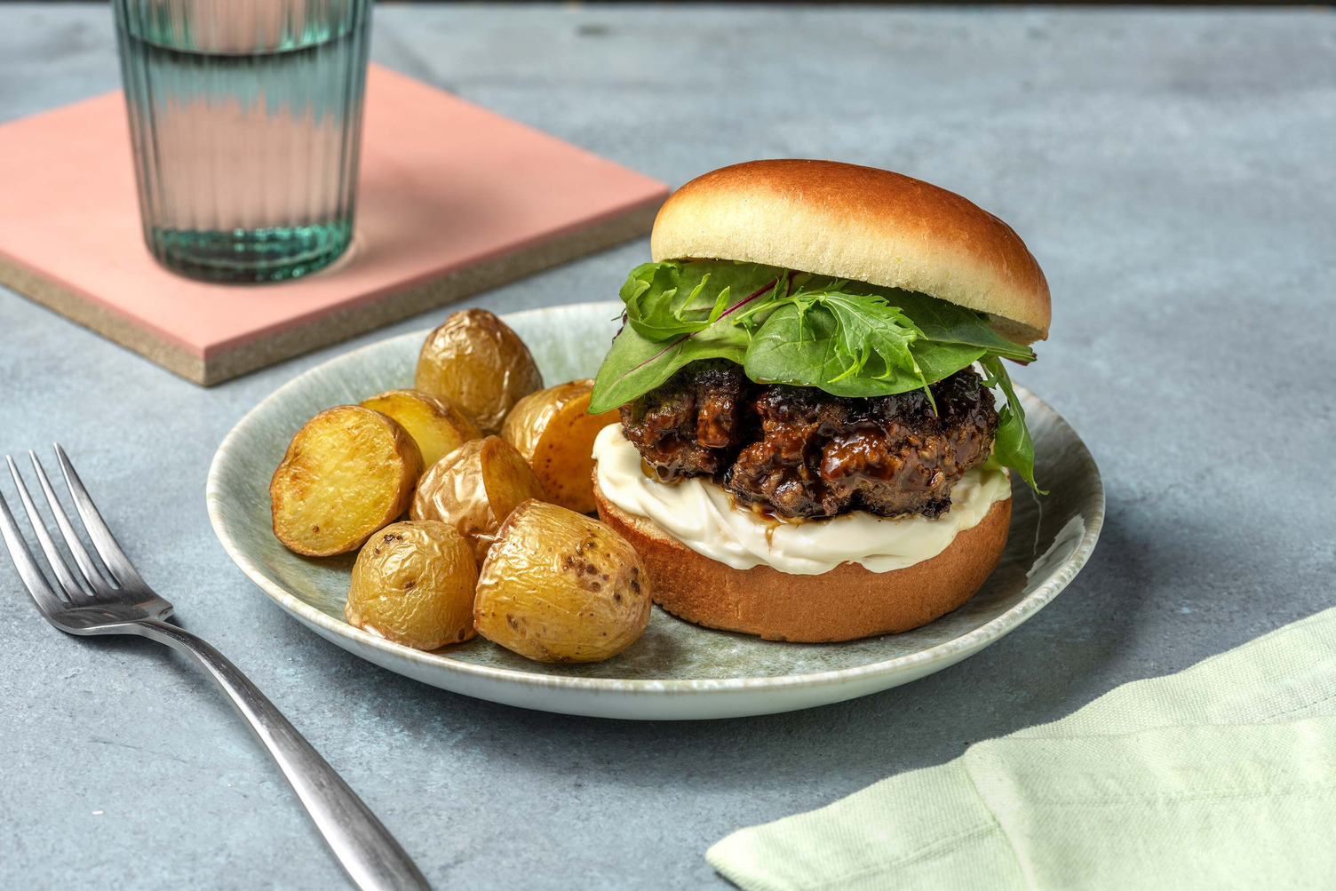 Burger di manzo e maiale alla soia