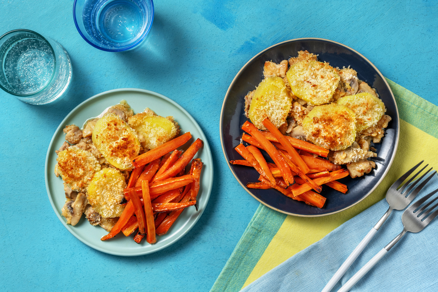 Creamy Chicken and Mushroom Pie 