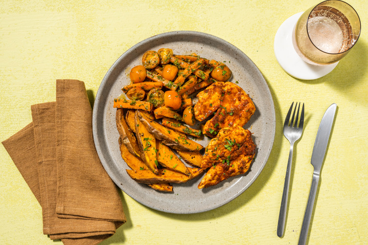 Harissa Spiced Chicken Steaks