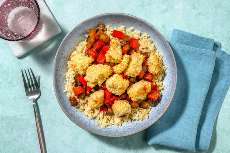 Sesame Chicken Rice Bowl