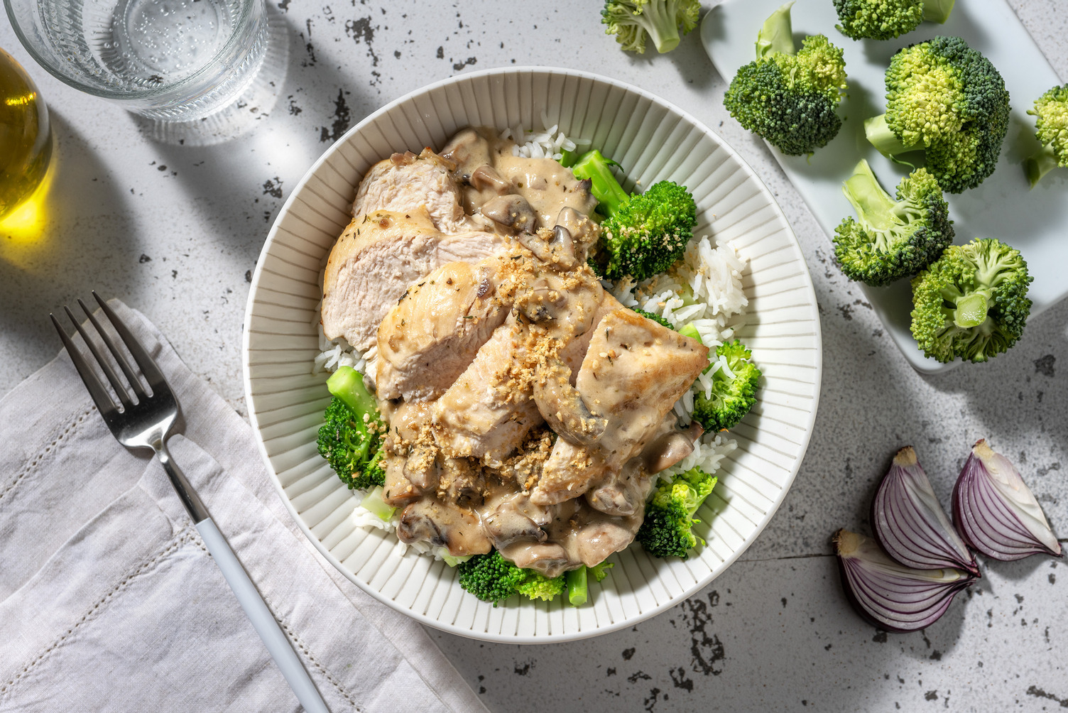 Chicken Breast in Creamy Mushroom Sauce