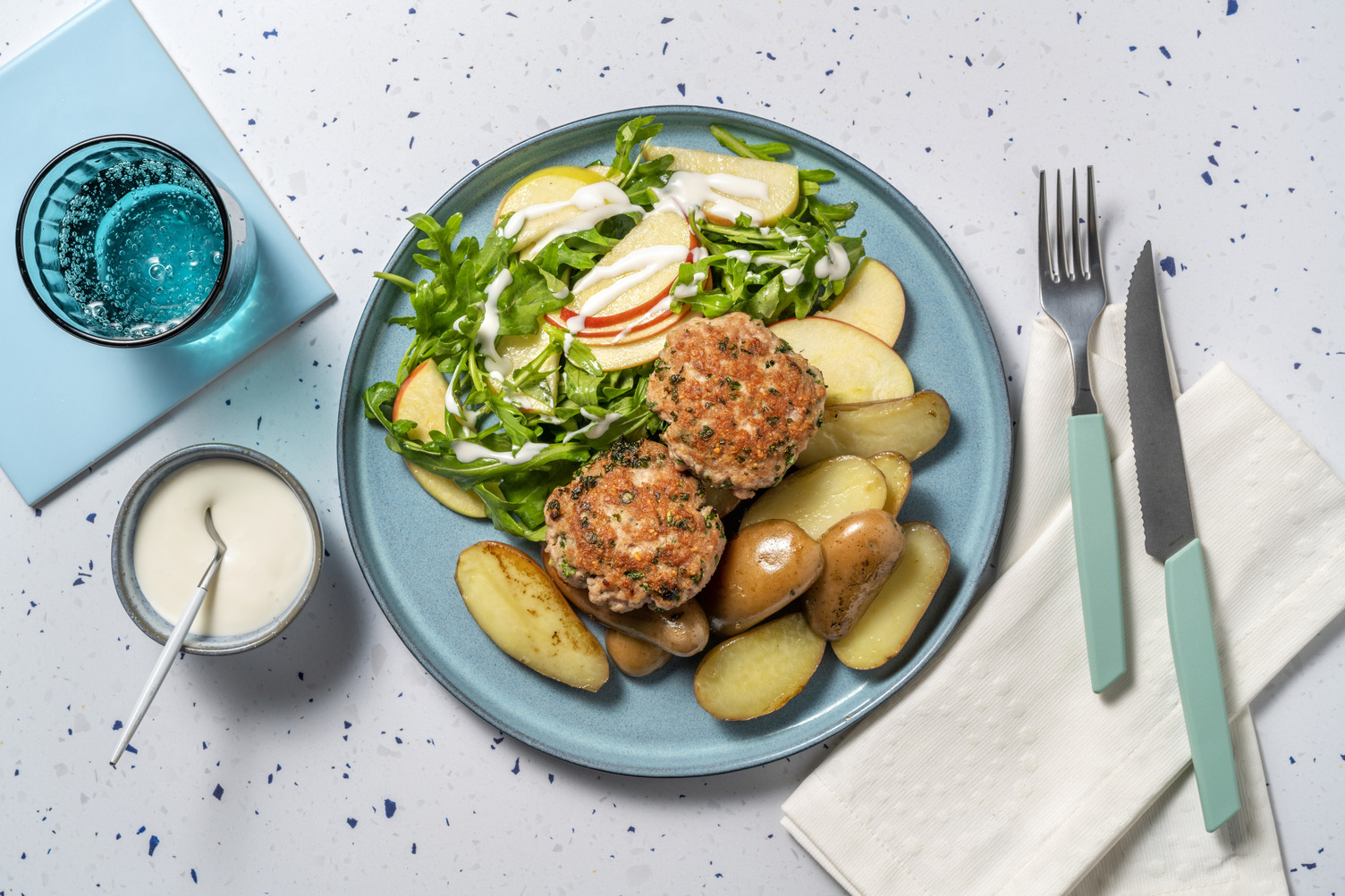 Mini burger di carne di manzo e maiale