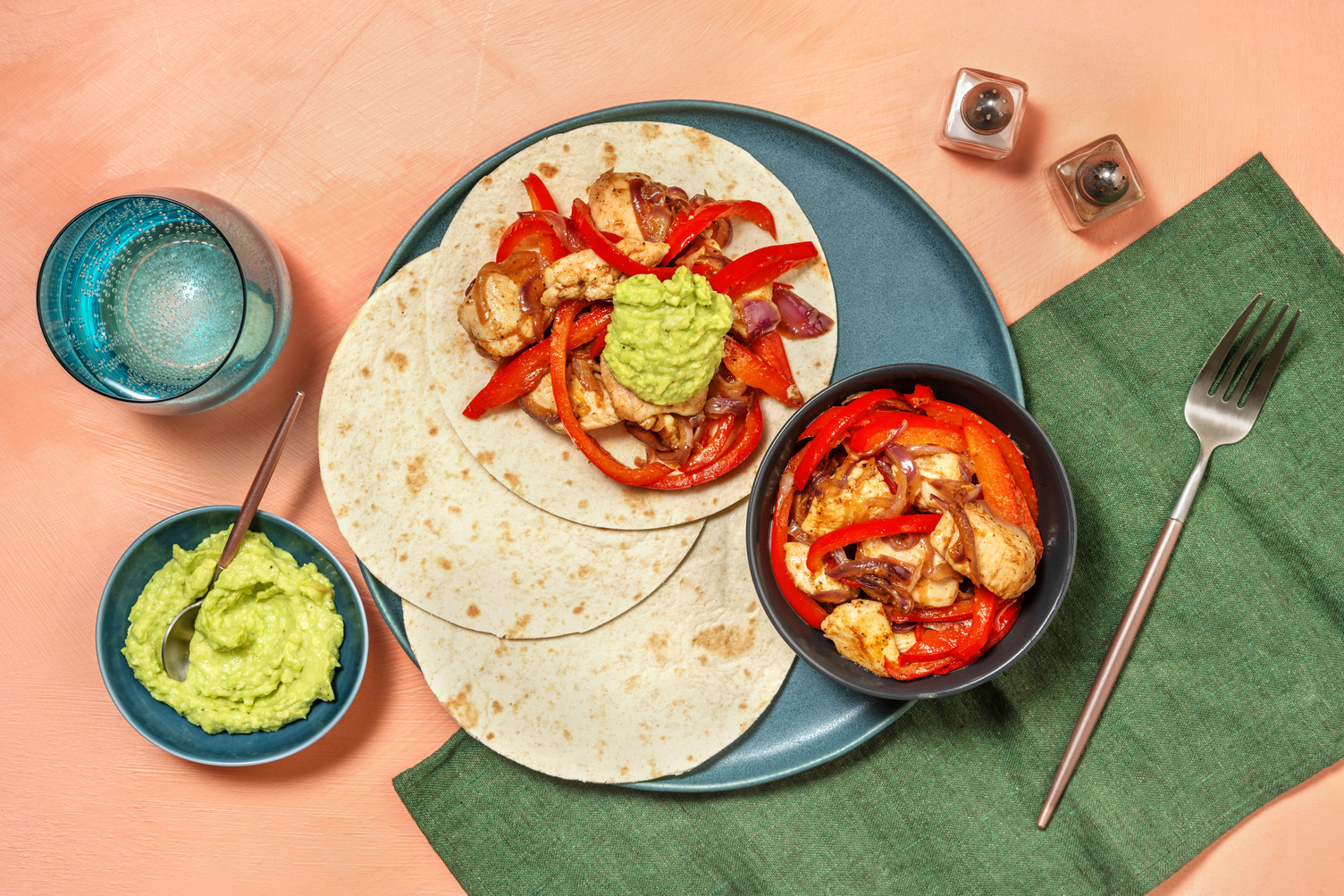 Fajitas de pollo Coco: las favoritas de Miguel