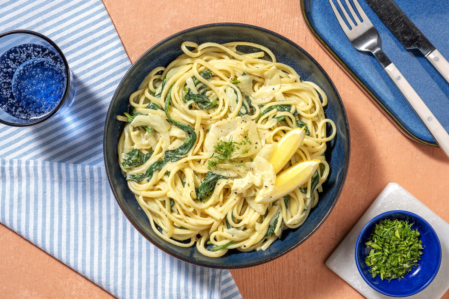 Linguine sauce parmigiano-mascarpone