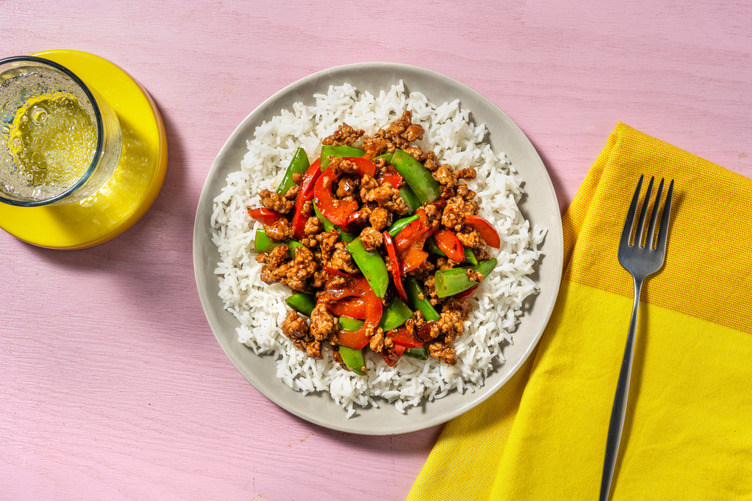 Stir-fried Beef and Sugar Snaps