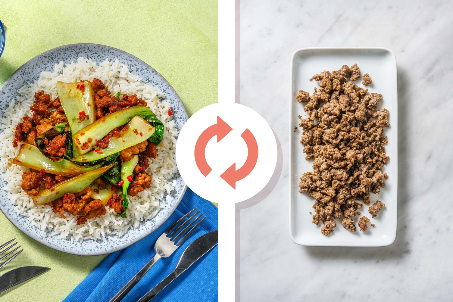 Thai Style Beef Rice Bowl