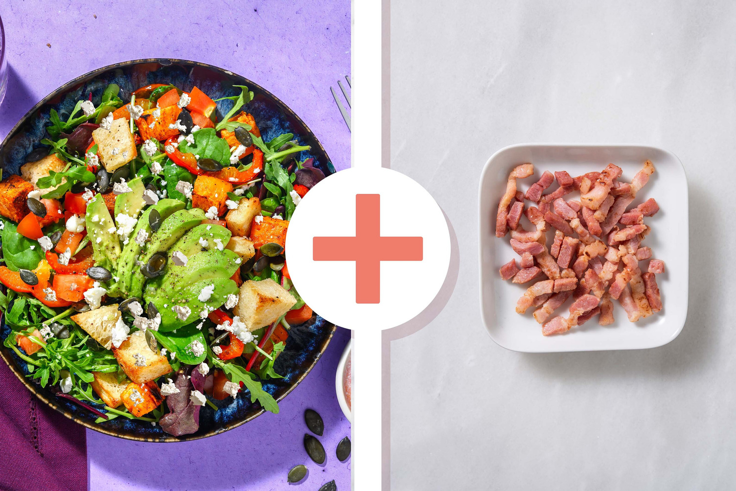 Warm Cajun Bacon and Sweet Potato Salad