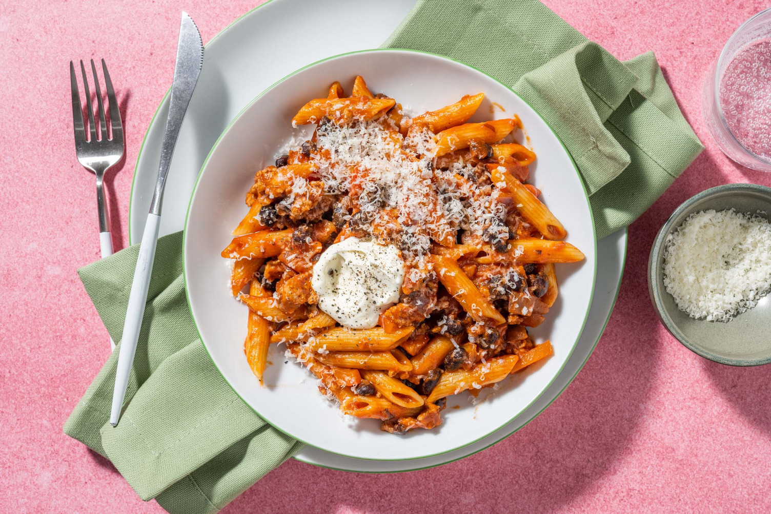 Snelle pasta op z'n Mexicaans