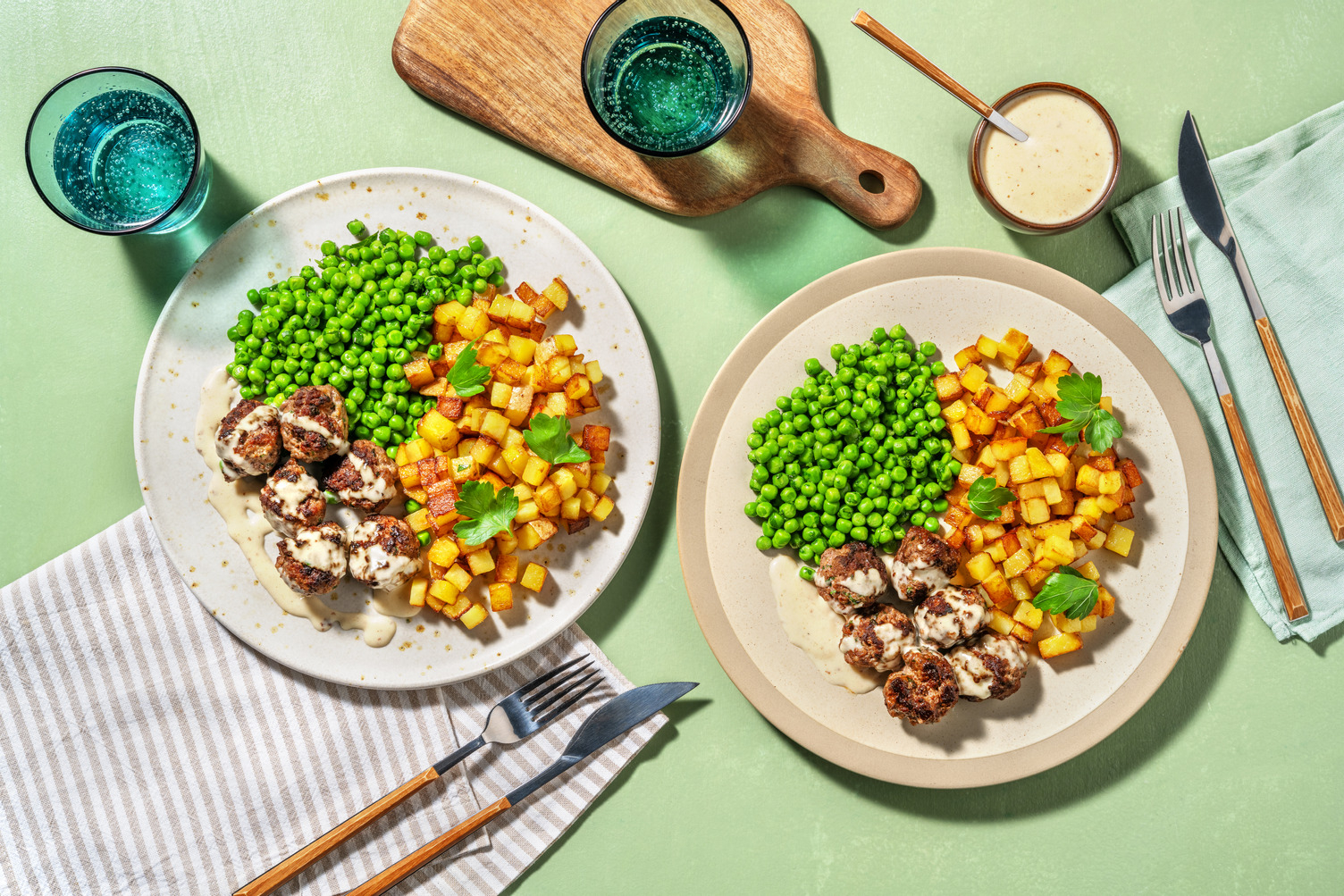 Polpette alla svedese in crema di panna