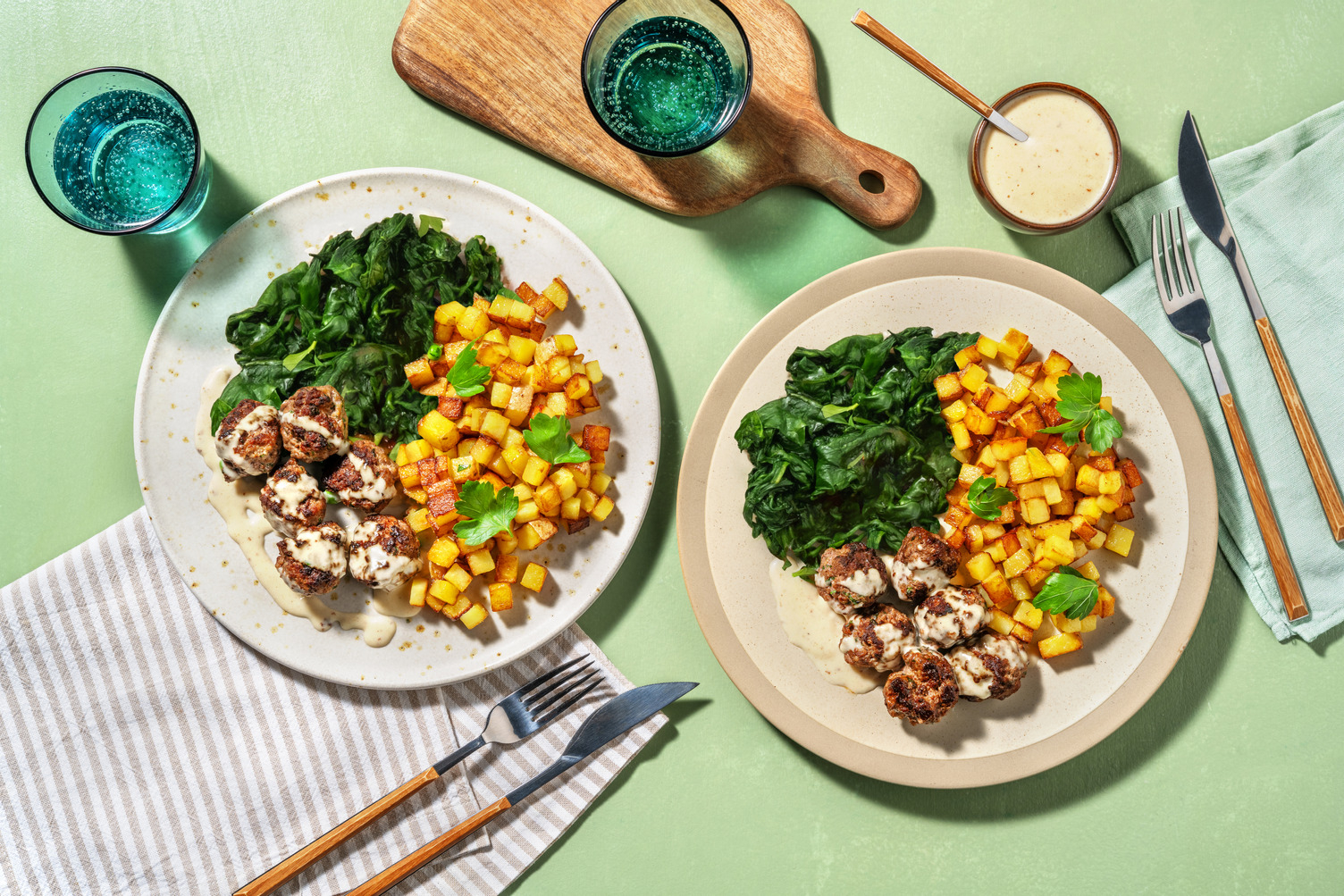 Polpette alla svedese in crema di panna