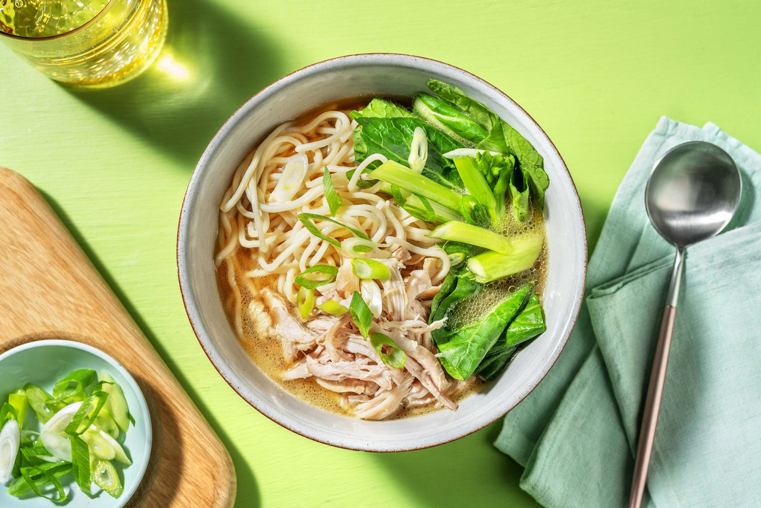 Fragrant Chicken Noodle Soup 
