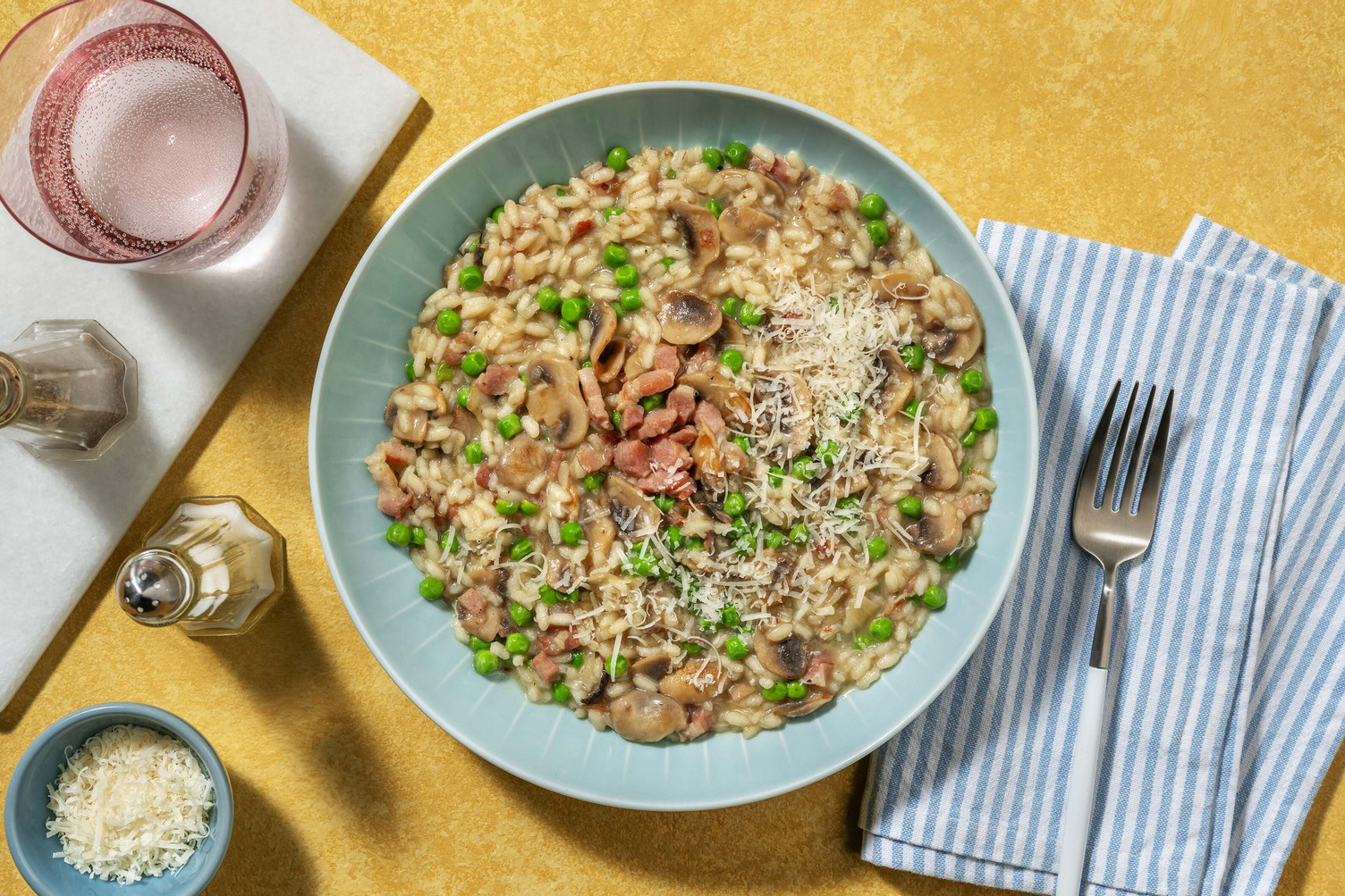 Mushroom and Bacon Risotto