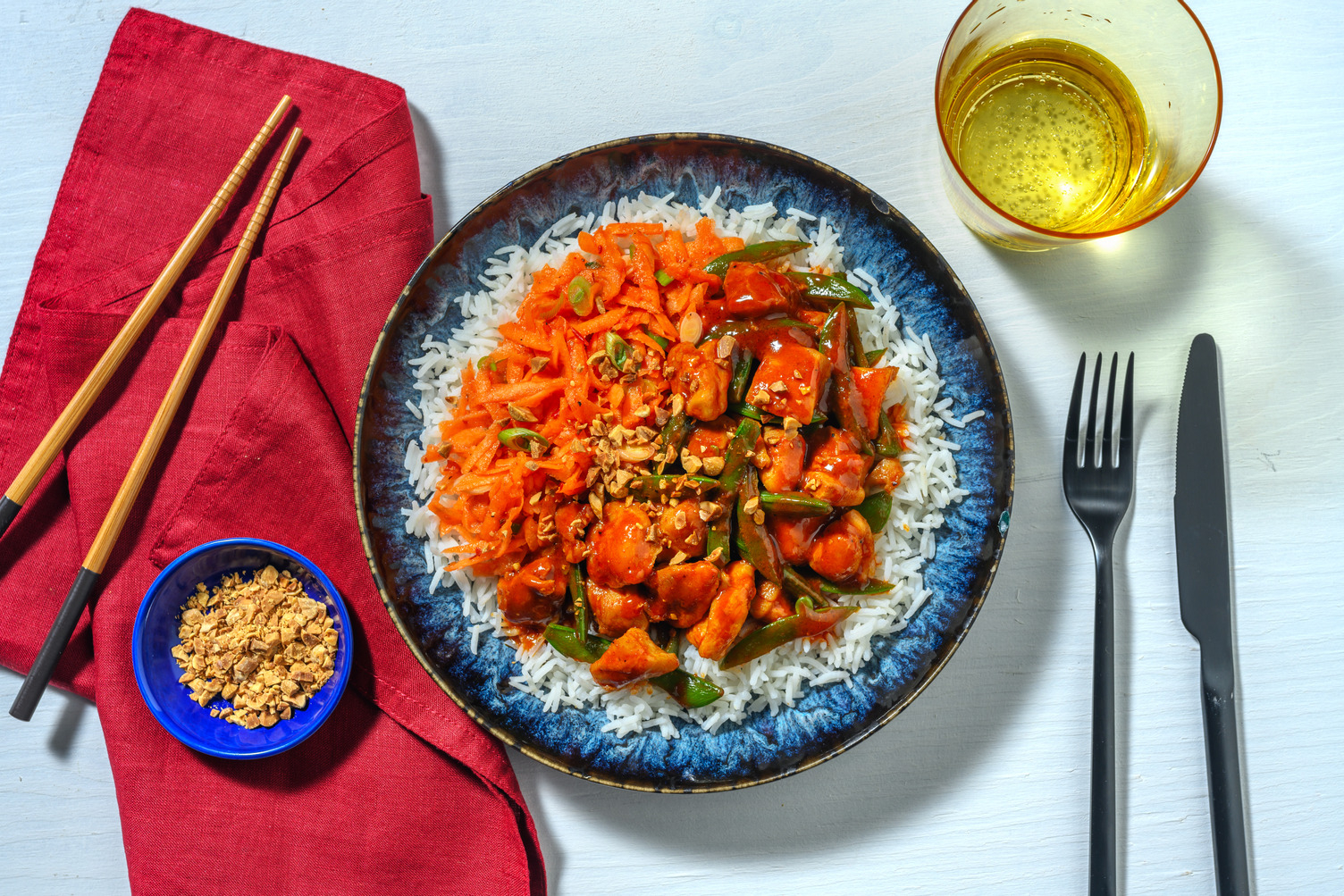 Gochujang Glazed Chicken Breast Bibimbap