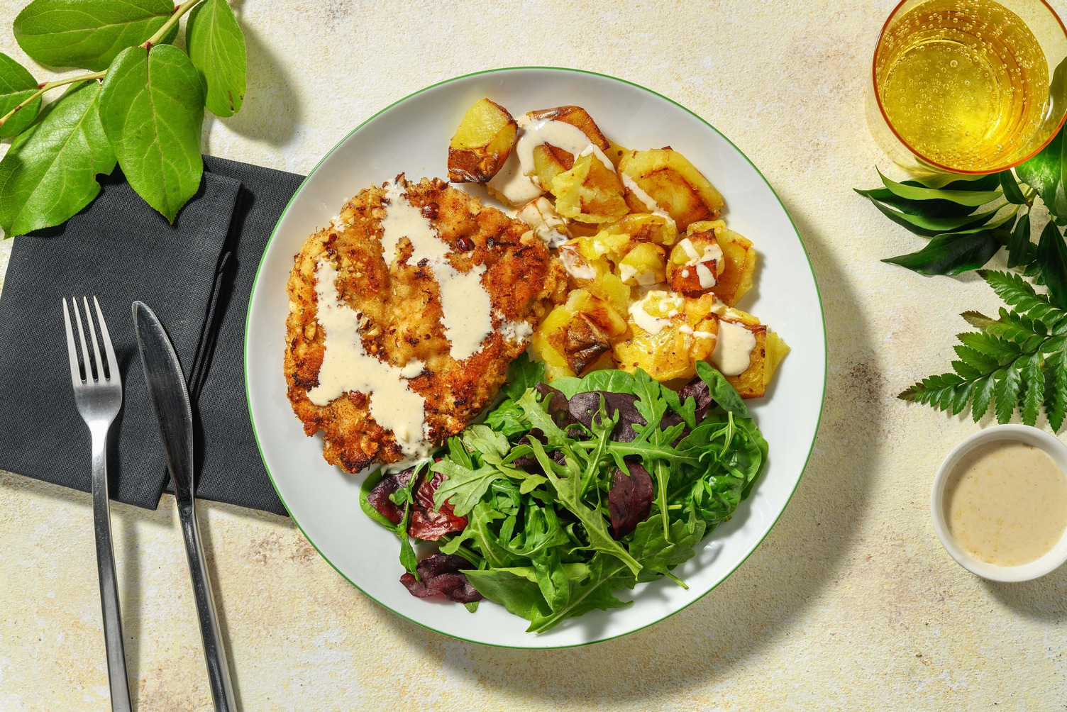 Christmas Chicken Schnitzel