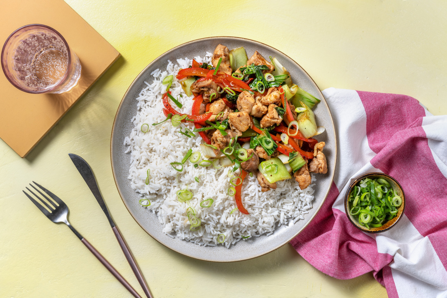 Chao Ji Rou: pollo salteado con verduras