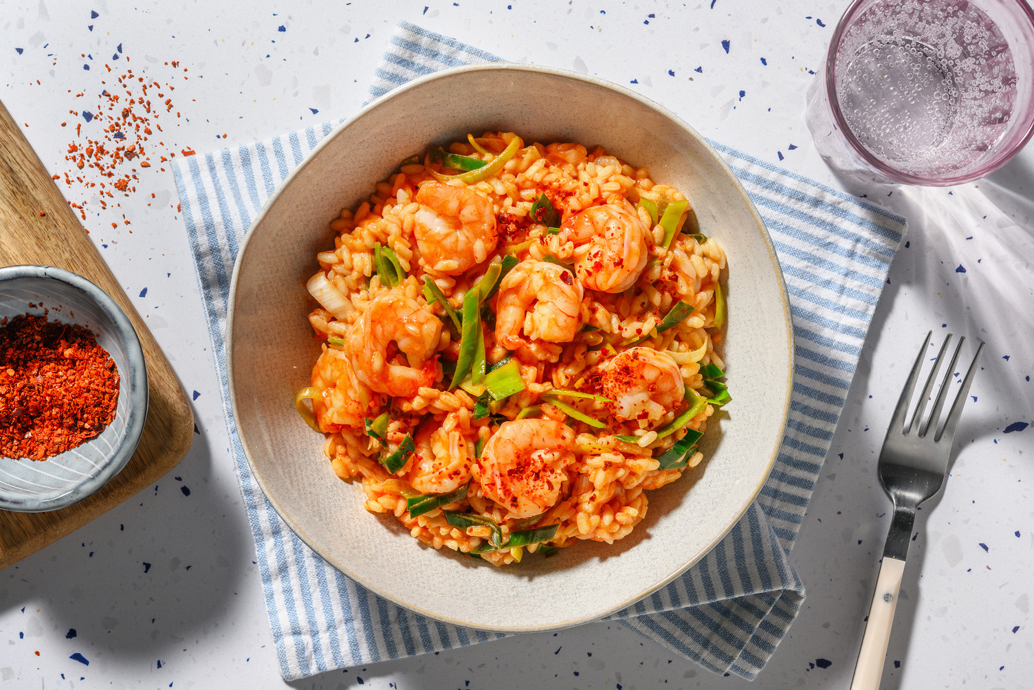 Prawn and Tomato Risotto