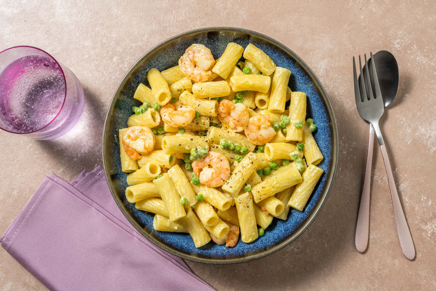 Creamy Cajun Prawn Pasta 