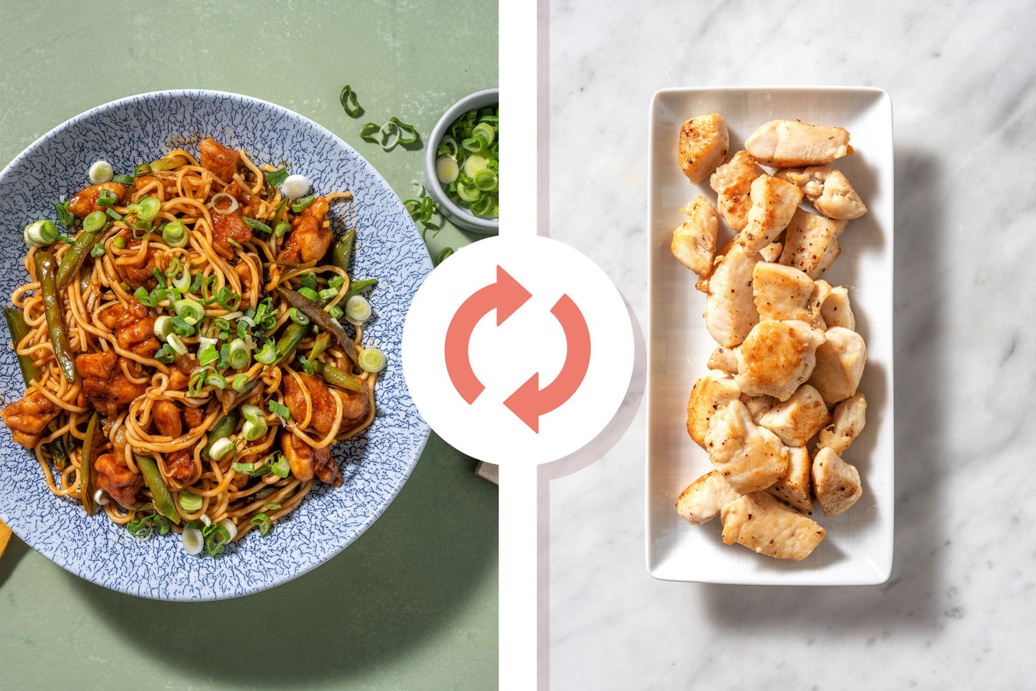 Sweet and Sticky Chicken Breast Noodles