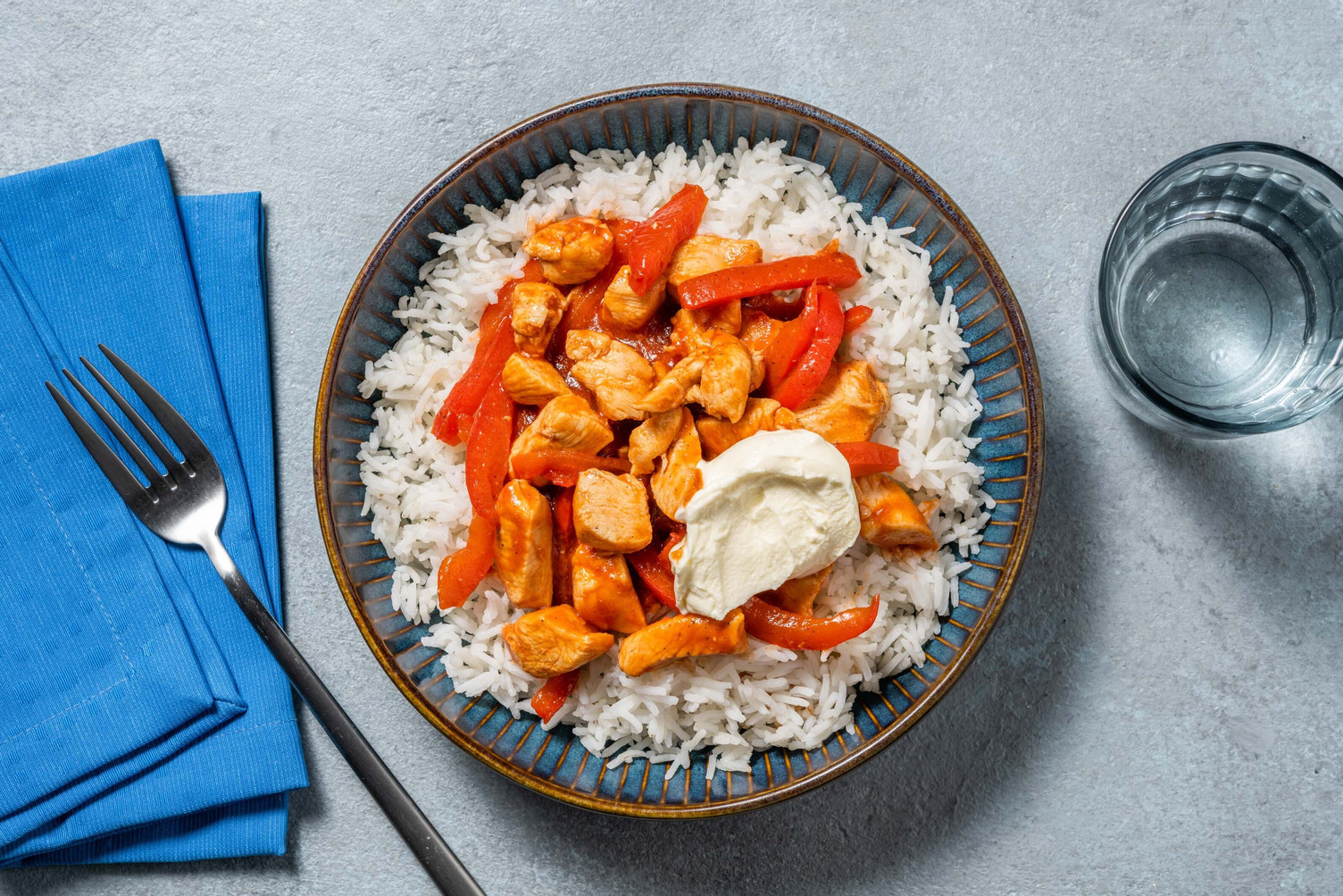 Spiced Chicken, Chorizo and Pepper Stew