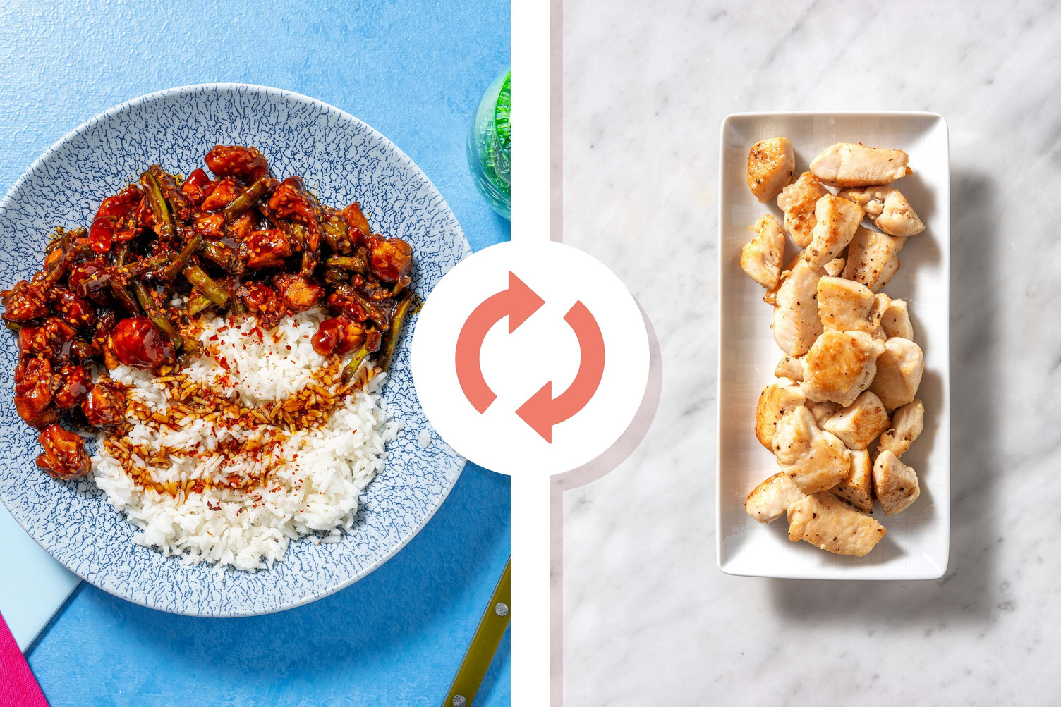 Teriyaki Chicken Breast and Crispy Onions