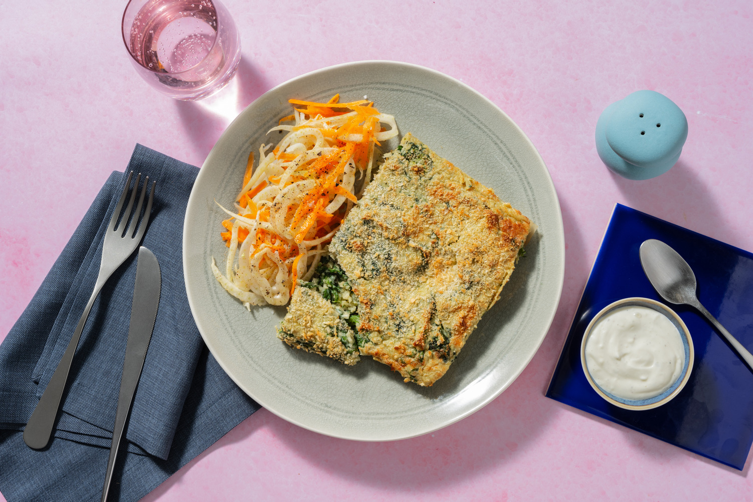 Polpettone alla ligure di spinaci e pecorino