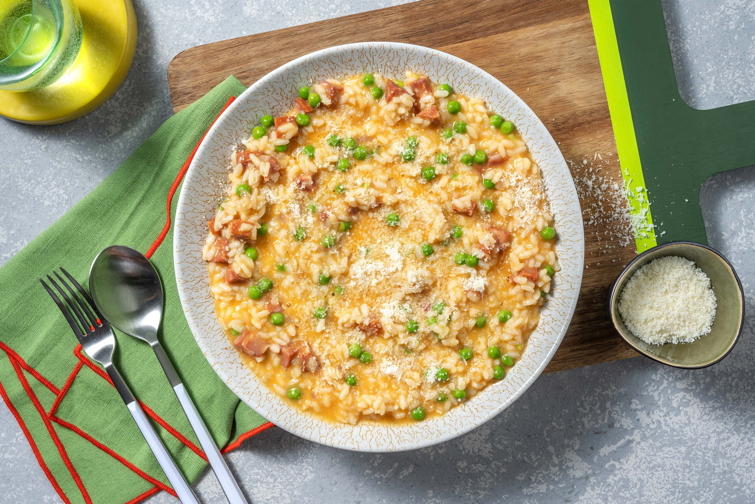 Oven-Baked Chorizo Risotto