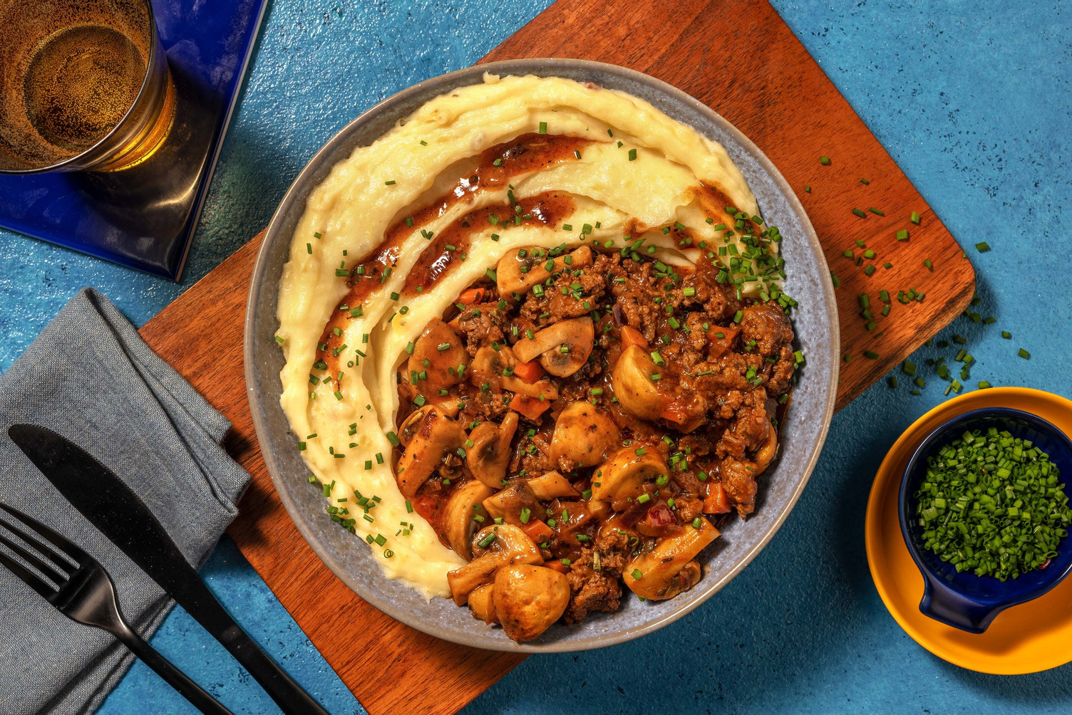 Hearty Lamb, Thyme and Mushroom Stew