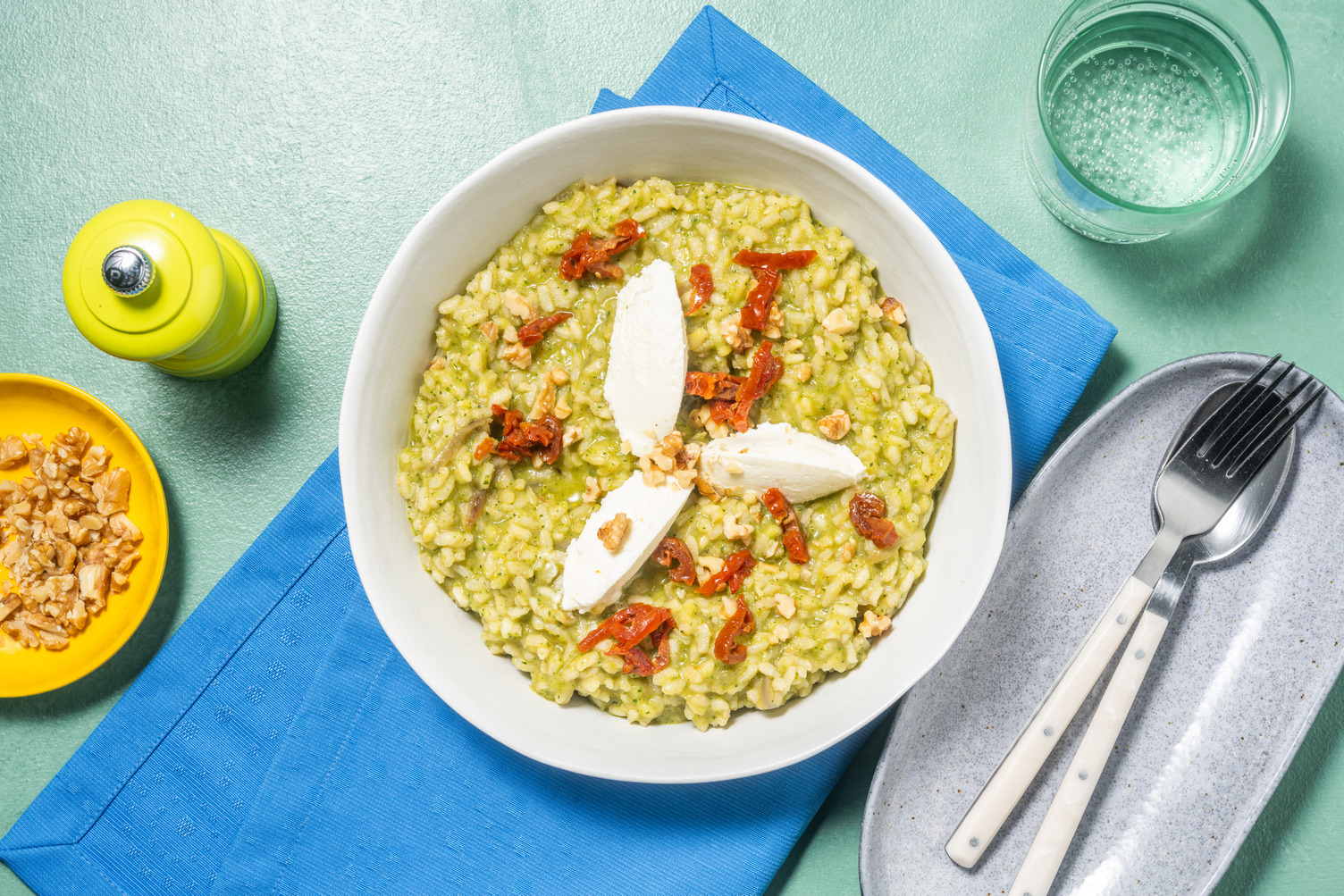 Risotto alla crema di zucchine e ricotta